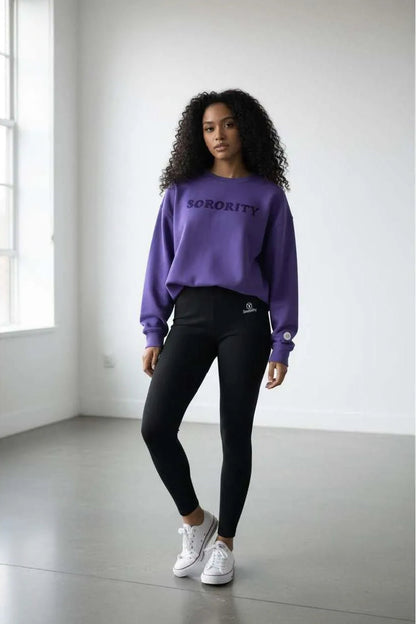 Sweat Park violet - Legging Soro1 Black1