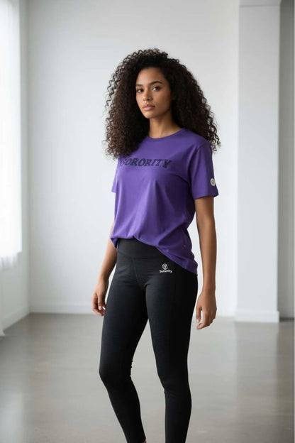 T-Shirt Serena violat - Legging Soro1 - Black 2