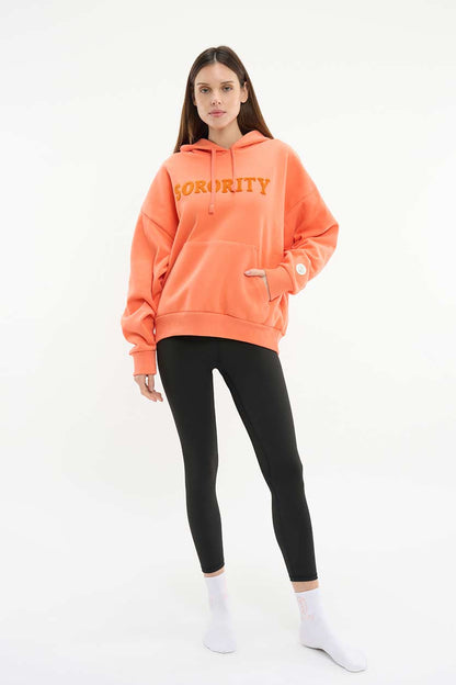 Rosa – Sweat à Capuche Femme Logo Sorority