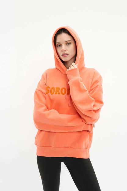 Rosa – Sweat à Capuche Femme Logo Sorority