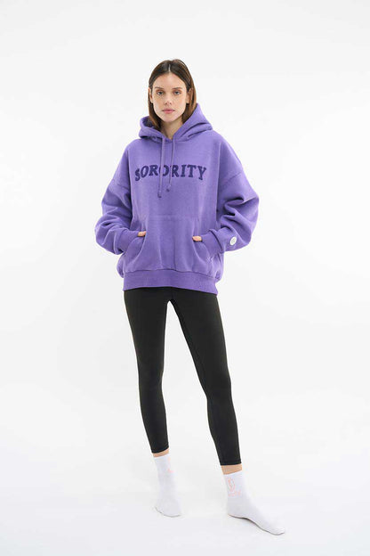 Rosa – Sweat à Capuche Femme Logo Sorority