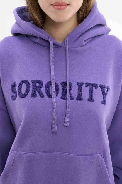 Rosa – Sweat à Capuche Femme Logo Sorority