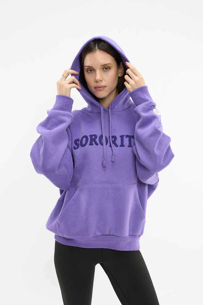 Rosa – Sweat à Capuche Femme Logo Sorority