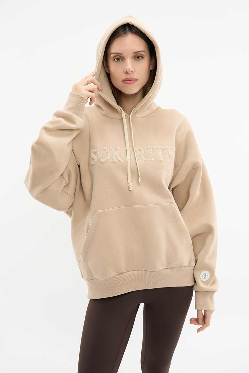 Rosa – Sweat à Capuche Femme Logo Sorority