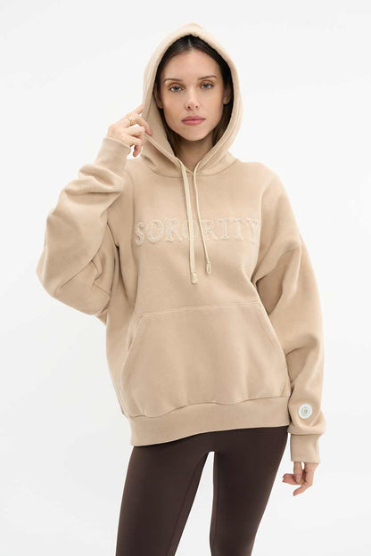 Rosa – Sweat à Capuche Femme Logo Sorority